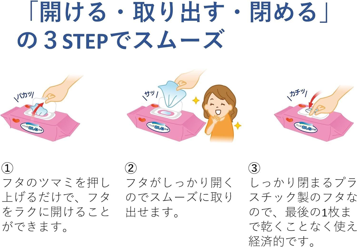 ハビナース トイレに流せるパッとおしりふき72枚入り×2個パック フタ付き やわらか厚手 汚れガード成分配合 介護 大人用 高齢者 180×190? 日本製 +咲耶姫STOREオリジナルくじ (4袋セット) [無香