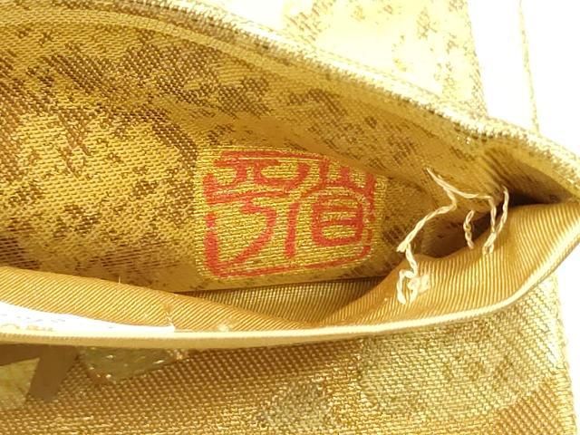 金箔工芸　金彩友禅作家 堀省平　高級 正絹 六通 袋帯　日舞　舞台　振袖 平和屋着物○金彩友禅作家 金彩の魔術師 堀省平 金煌織 六通柄