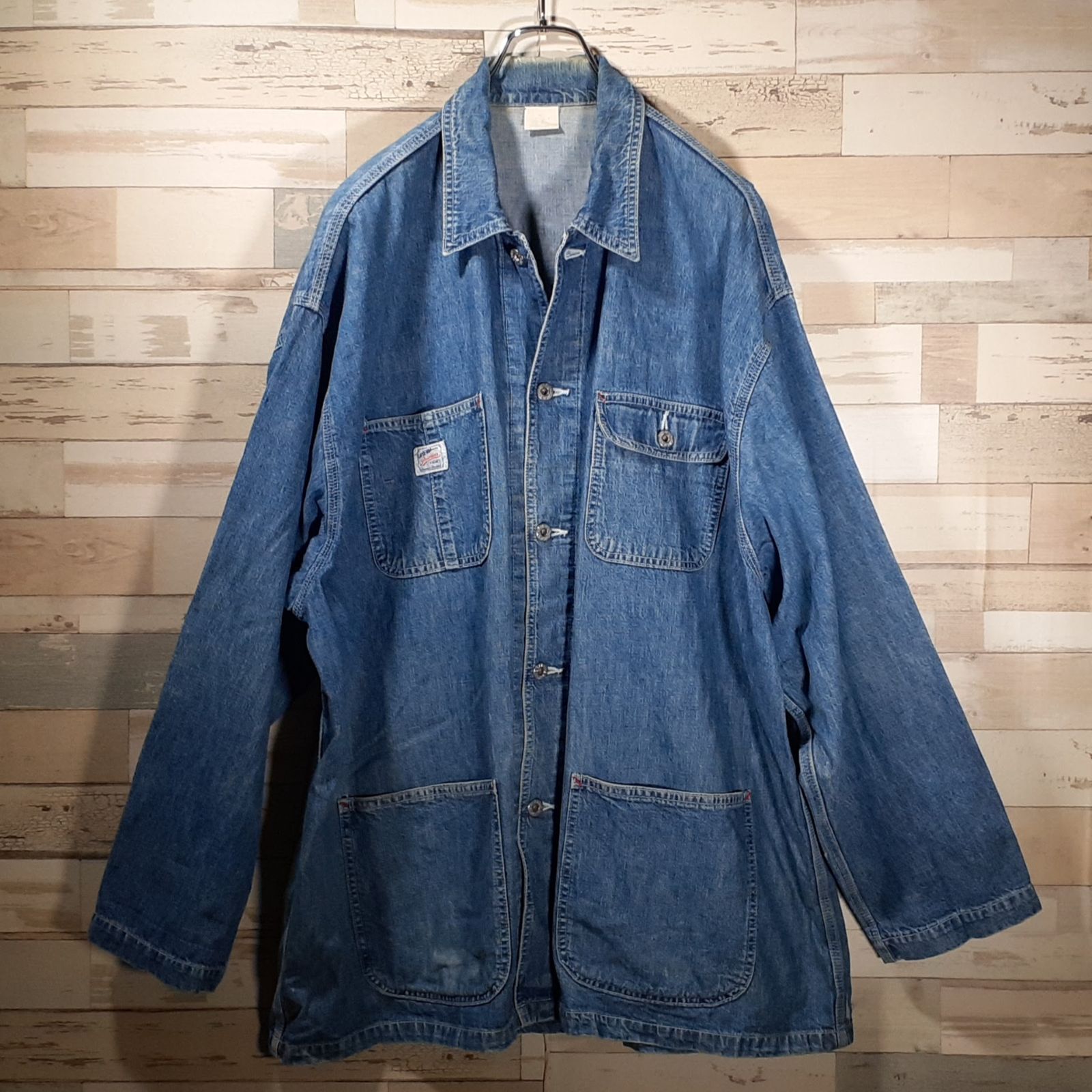 OLD GAP】GAP 90'sデニムカバーオール - メルカリ