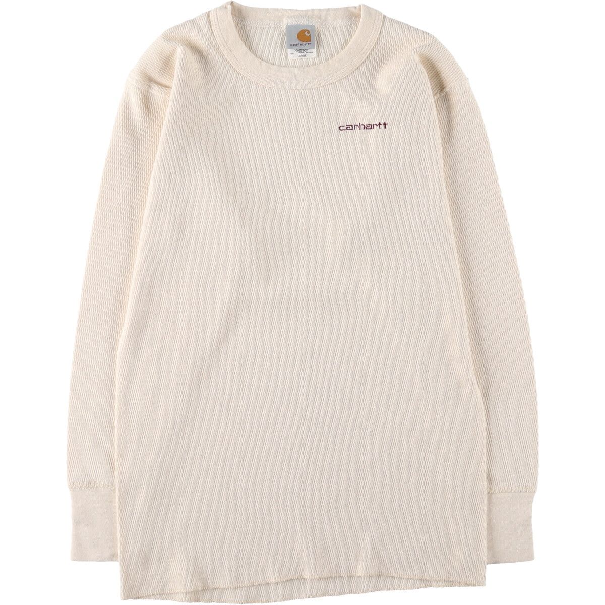 古着 カーハート Carhartt サーマルロンT ハニカム USA製 メンズL/eaa461265