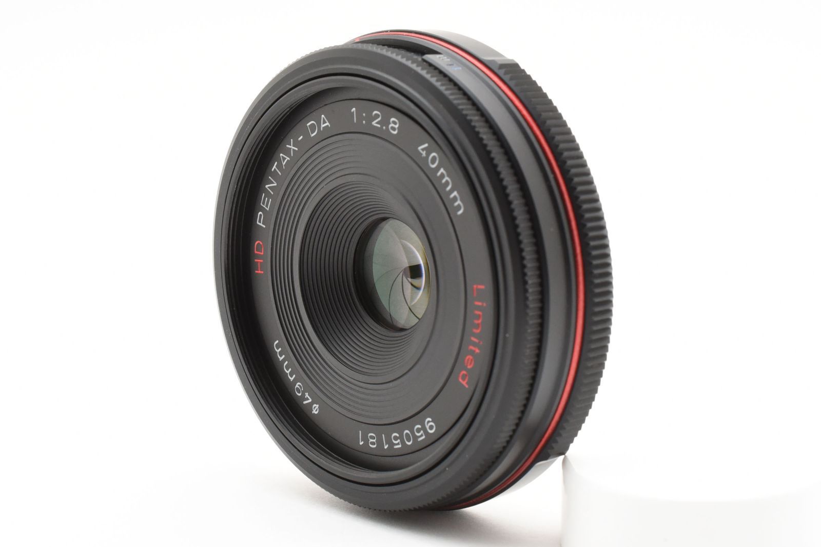 外観 上品 ペンタックス PENTAX HD DA 40mm F2.8 Limited ブラック LL1080 4114
