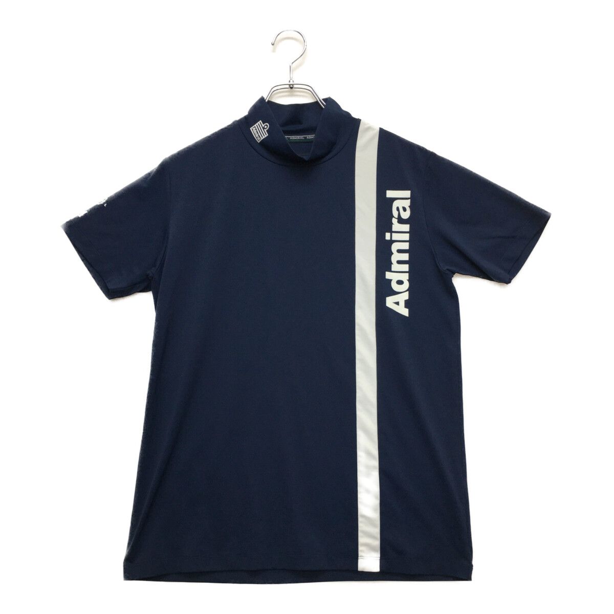 ファッションアイテム人気ランキング メンズ 中古 アドミラルゴルフ 紺 M 半袖シャツ Golf Admiral ウエア