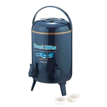 クールヒッツ ツインコックウォータージャグ１０Ｌ ネイビー 4976790750349