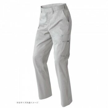 アイトス ストレッチカーゴパンツ ノータック 男女兼用 シルバーグレー L 60321
