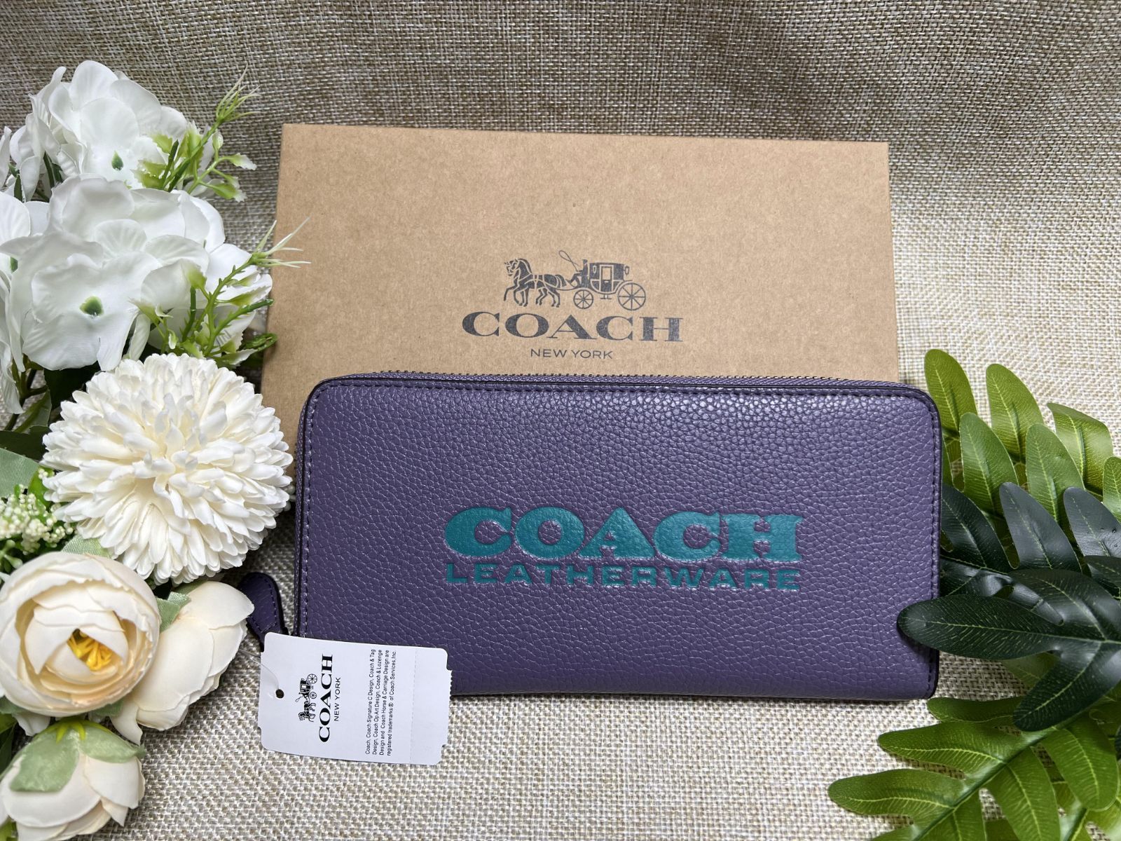 コーチ COACH 長財布 アコーディオン ウォレット ロングウォレット