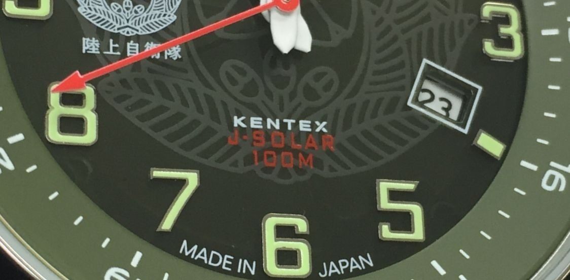  ケンテックス 腕時計 JSDF ソーラー 陸上自衛隊モデル ミリタリー S 715 M-01 グリーン アンクレット アクセサリー