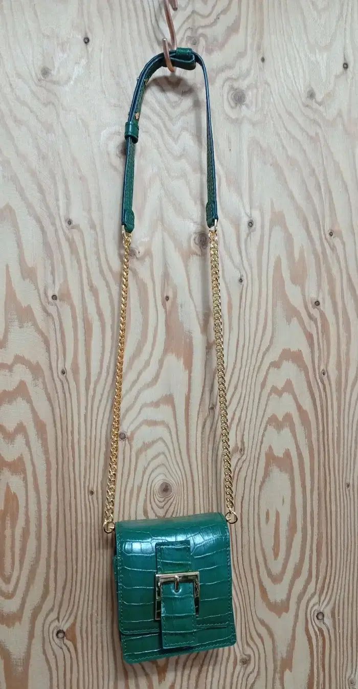 キュリーピエール マリ ミニ グリーンバッグ