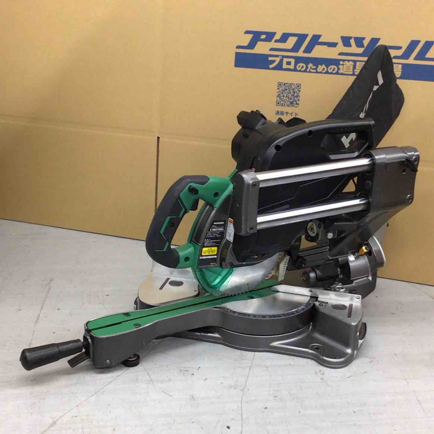 ハイコーキ HIKOKI 旧 日立工機 コードレス卓上スライド丸のこ C3607DRA K NN 本体のみ 戸田店