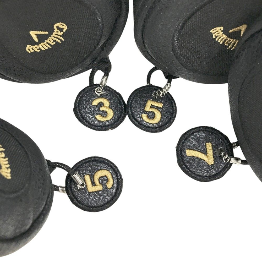 CALLAWAY キャロウェイ ヘッドカバー 5点セット ブラック系 DR
