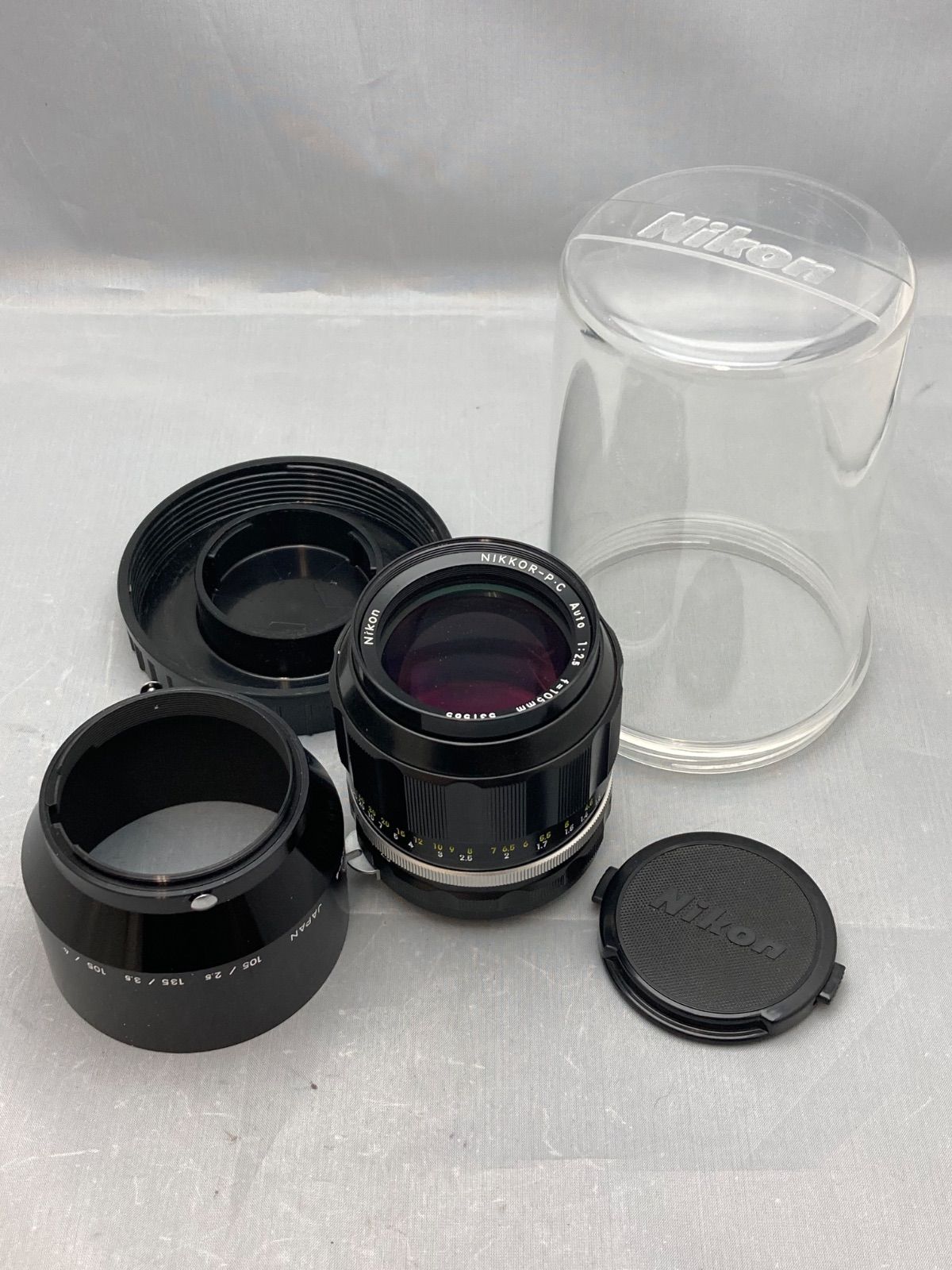Auto NIKKOR-P ニコン Nikon 105mm 1:2.5 f⁄2.5 レンズ Nikkor-P Japan