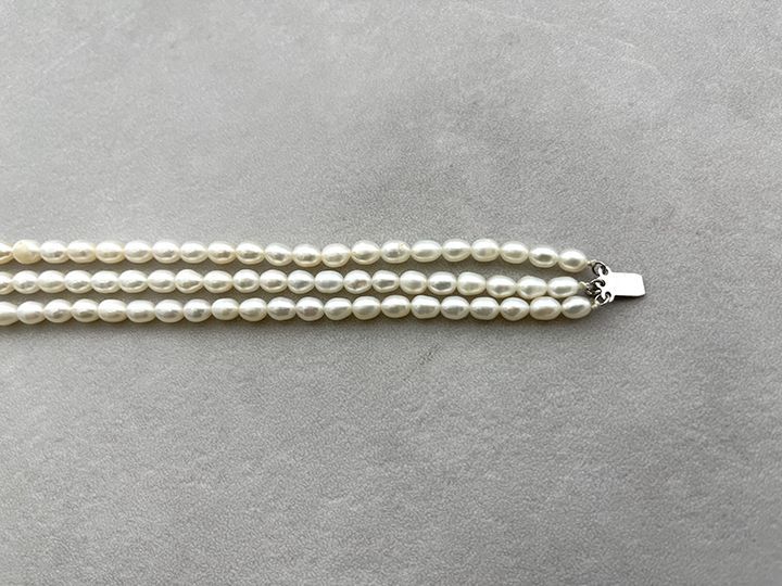 ３連チョーカー ネックレス④