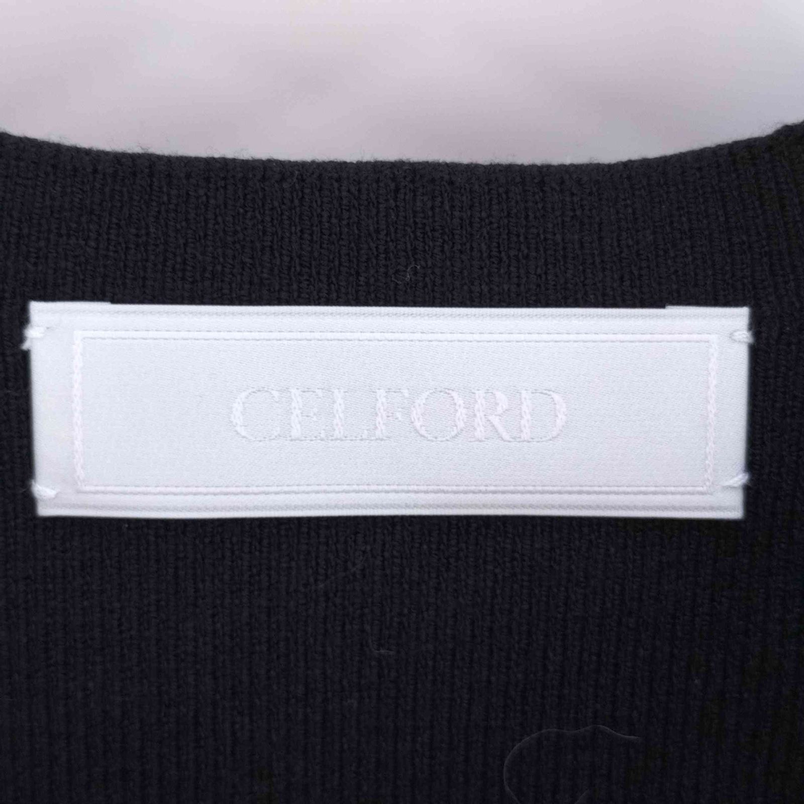 セルフォード CELFORD シースルースカラスリーブニット レディース JPN