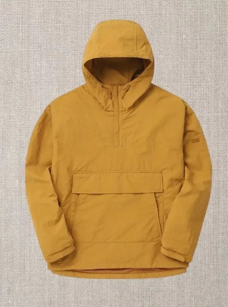 KOLON SPORT コーロンスポーツ マスタード Anorak アノラック フード ウィンドブレーカー