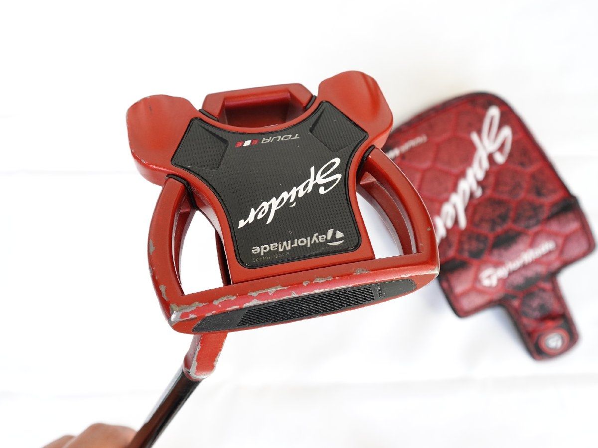 テーラーメイド スパイダーツアーレッド パター カバー付き TaylorMade