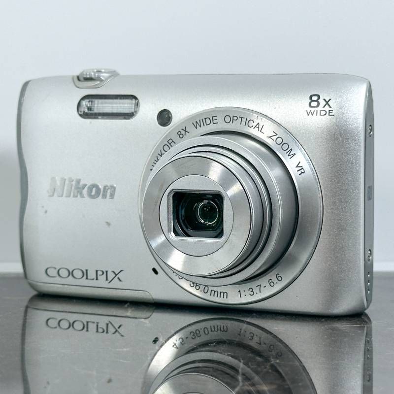 Nikon COOLPIX A300 シルバー光学デジカメ 本体のみ　ジャンク品 楽天市場】【中古】Nikon デジタルカメラ COOLPIX A300 光学8倍