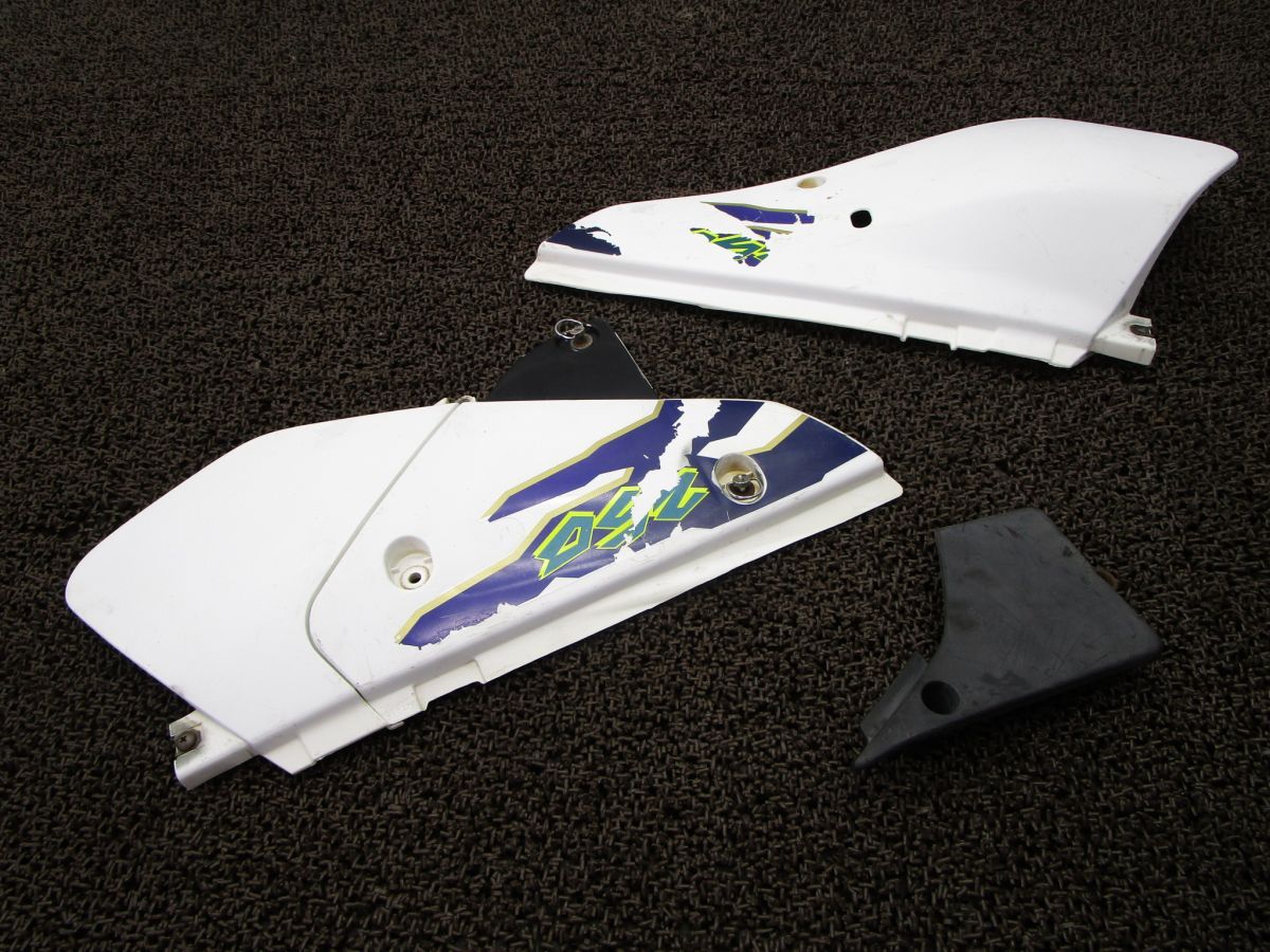 ジェベル250XC サイドカバー 左右 T405！SJ45A スズキ 【 J425