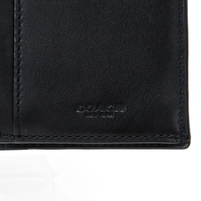 COACH コーチ F75365 シグネチャー 二つ折り 長財布 財布 レザー 楽天市場】コーチ COACH 小物 二つ折り メンズ 財布 デボスド