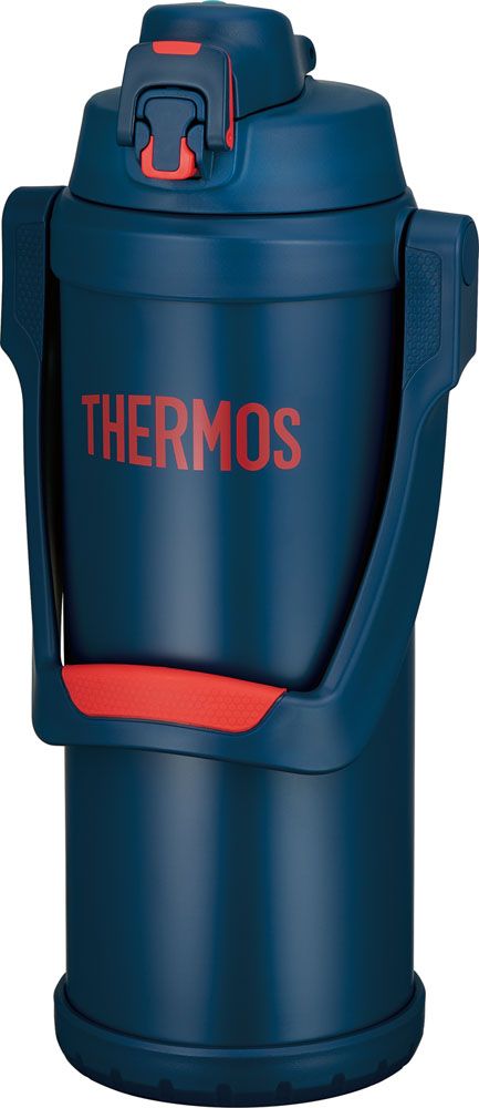 サーモス THERMOS アウトドア 真空断熱スポーツジャグ 2.5L 水筒 大容量 真空 断熱 ジャグ 学校 部活 スポーツ ワンタッチ 保冷 ハンドル付き FFV2501 NVR