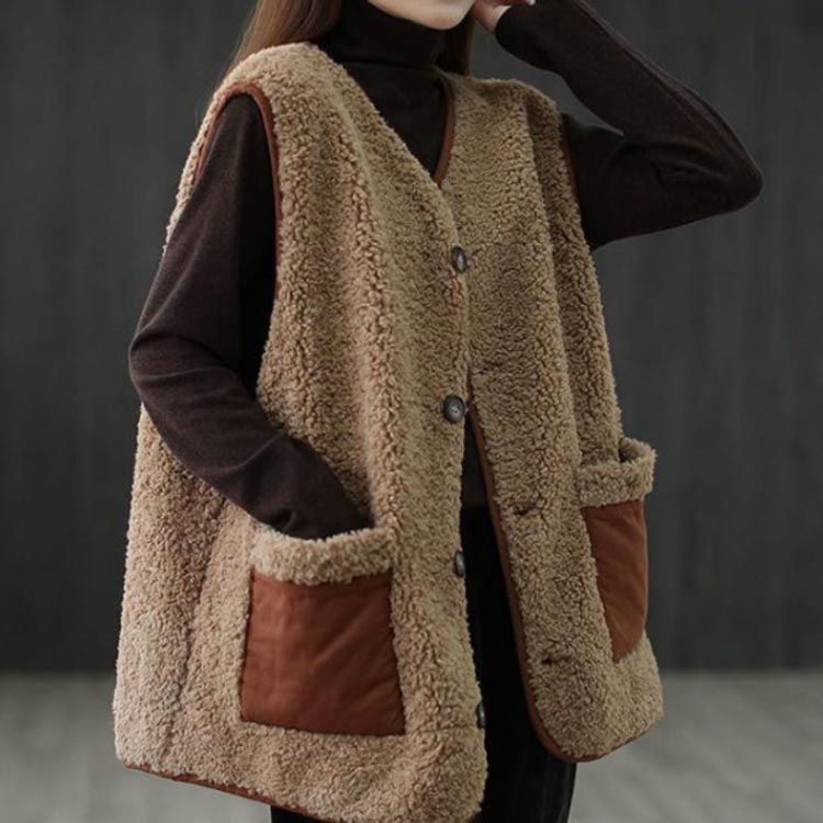 新品タグ付【ENFOLD】4WAY クロップドプルオーバー ニット 38 グレー