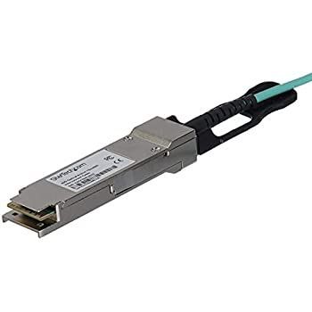 StarTech.com QSFP アクティブ光ケーブル 15m Cisco製QSFP-H40G-AOC15M互換AOC Mini-GBIC ケーブル 40GbE QSFPH40GAO15