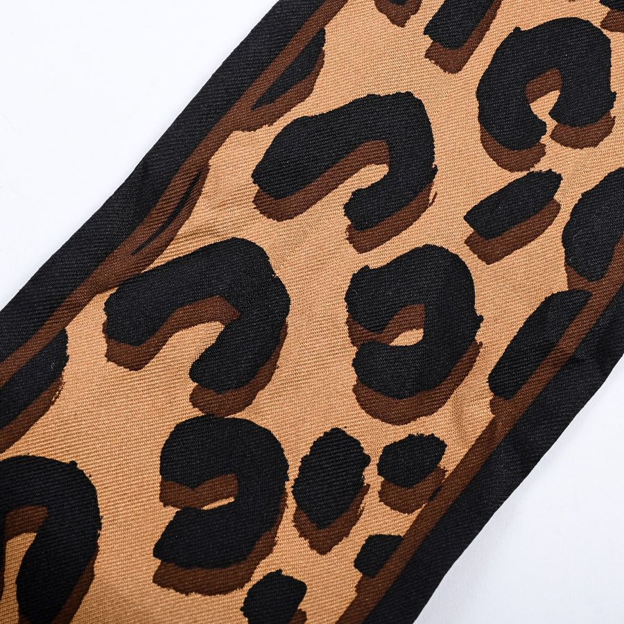 LOUIS VUITTON ルイ ヴィトン スカーフ バンドー レオパード ルイ