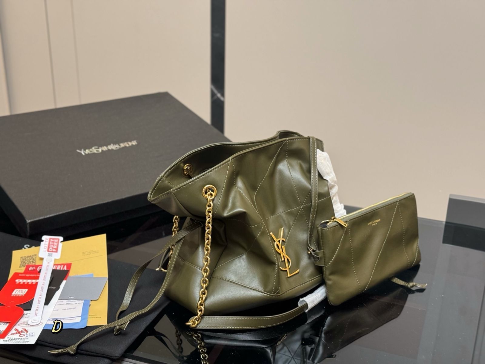 mmm (まとめ売り受付中)　まとめ買い　サンローラン 今日特価】YSL サンローラン バッグ（29×27cm） - メルカリ