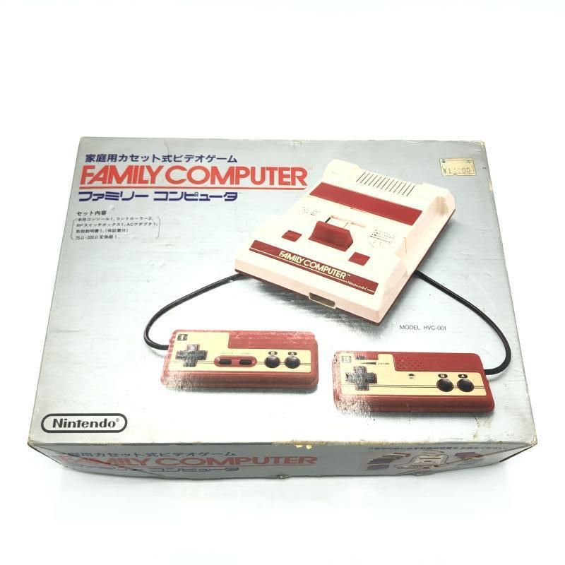 本体 ジャンク|外箱 説明書付き 任天堂 ファミコン HVC-001|ファミリー コンピューター FC 6