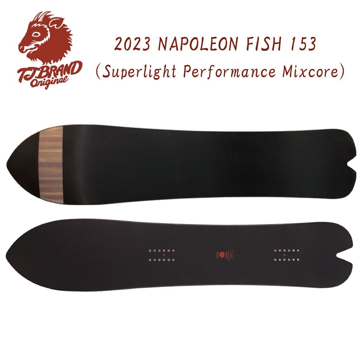 スノーボード TJBRAND Napoleon fish153 tj brand napoleon fish 153cm