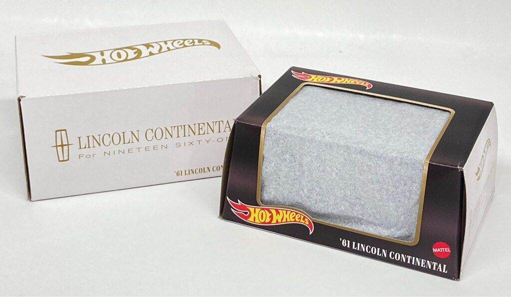 MATTEL 2024 RLC EXCLUSIVE/RED LINE CLUB HOTWHEELS LINCOLN CONTINENTAL FOR NINETEEN SIXTY-ONE HMY24