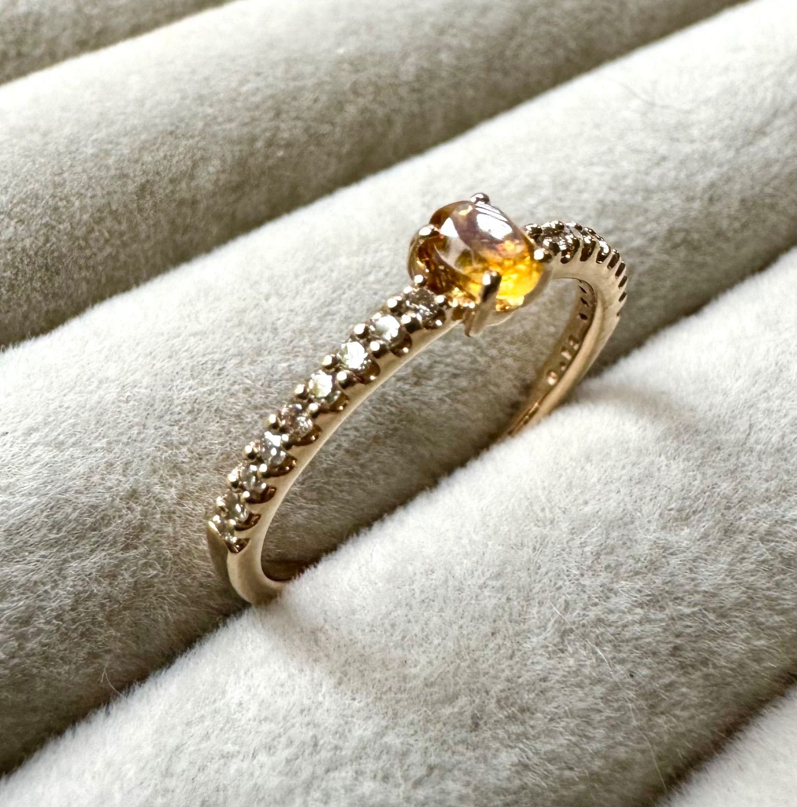 PAS TIERRA K10 ハーフエタニティダイヤモンドリング PAS TIERRA