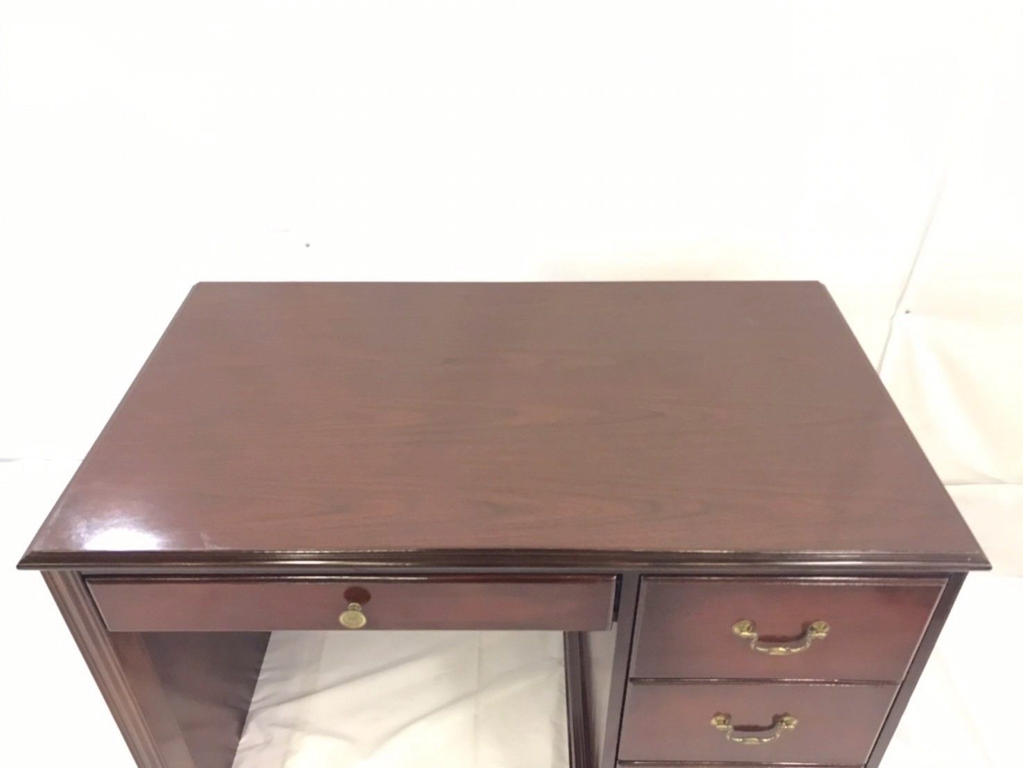 アメリカ家具 片袖デスク 書斎 オフィス 机 アンティーク ビンテージ AMERICAN OF MARTINSVILLE C HI24FK 25