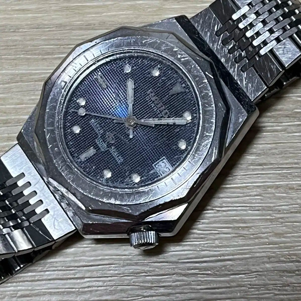 ヴィンテージ ラド ウォーターシルド 36mm デニムダイヤル ダイバー 