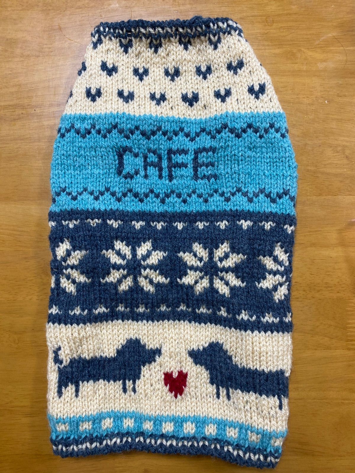 かんこ様専用️ 手編み　犬服　犬ニット　ハンドメイド