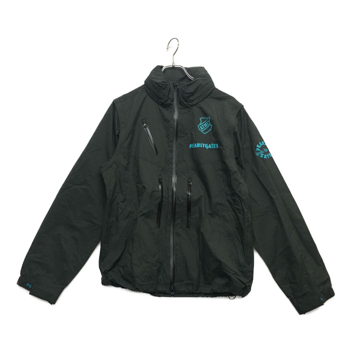 中古 メンズ パーリーゲイツ PEARLY GATES フルジップアウター 4(M) 緑