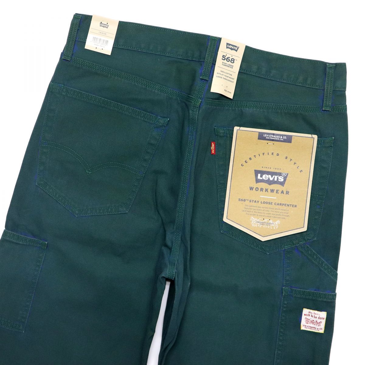 リーバイス Levis 新品 メンズ 568 ステイルーズ カーペンター ワークパンツ ロングパンツ 31インチ [55849-0042-31] 四 壱QWER
