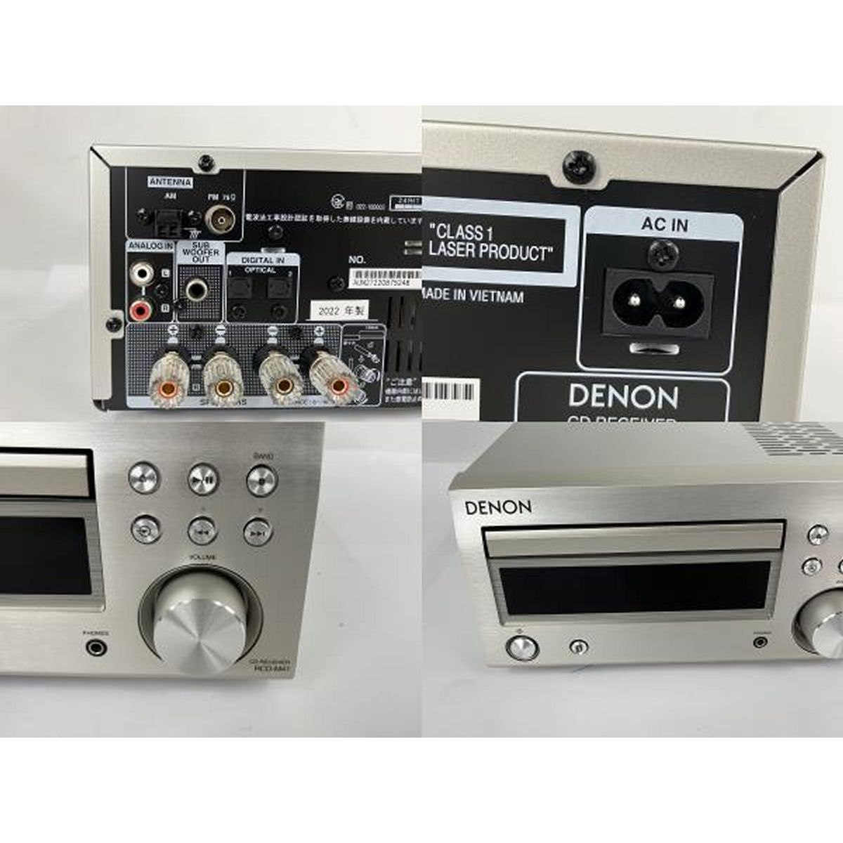 動作保証】DENON デノン RCD-M41 CDレシーバー 2022年製 デノン 音響機器 中古 Y8948671 - メルカリ