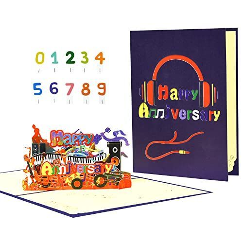 Happy Anniversary Magic Ants アニバーサリーカード バースデーカード 結婚記念日カード 立体グリーティングカード バースデーカード お祝いカード Happy Anniversary