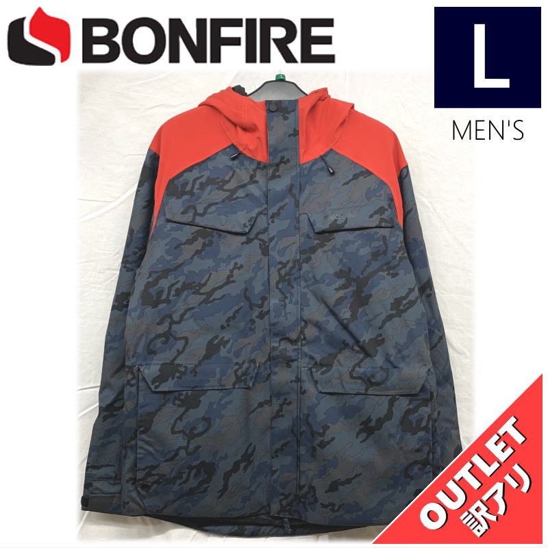 OUTLET】 BONFIRE STRUCTURE JKT カラー:SLATE CAMO Lサイズ メンズ 