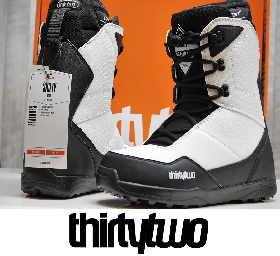 【新品】24 ThirtyTwo SHIFTY - BLACK/WHITE - 27.5 正規品 スノーボード ブーツ