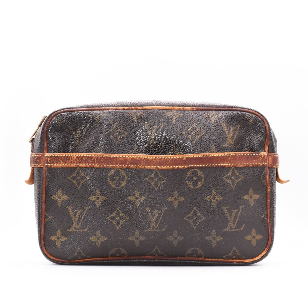 LOUIS VUITTON コンピエーニュ 23 クラッチバッグ モノグラム Yahoo!オークション -「louis vuitton ルイヴィトン