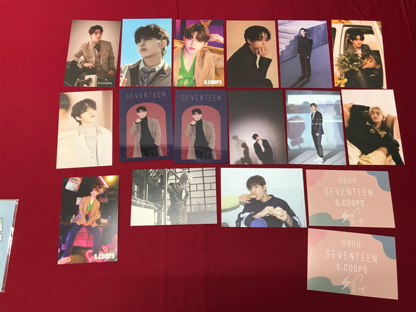  セブチ うちわ IMAGE PIKET S COUPS エスクプス 2021 Holiday Collection MINI PICKET アクスタ 他 グッズ セット 710 その他 K-POP