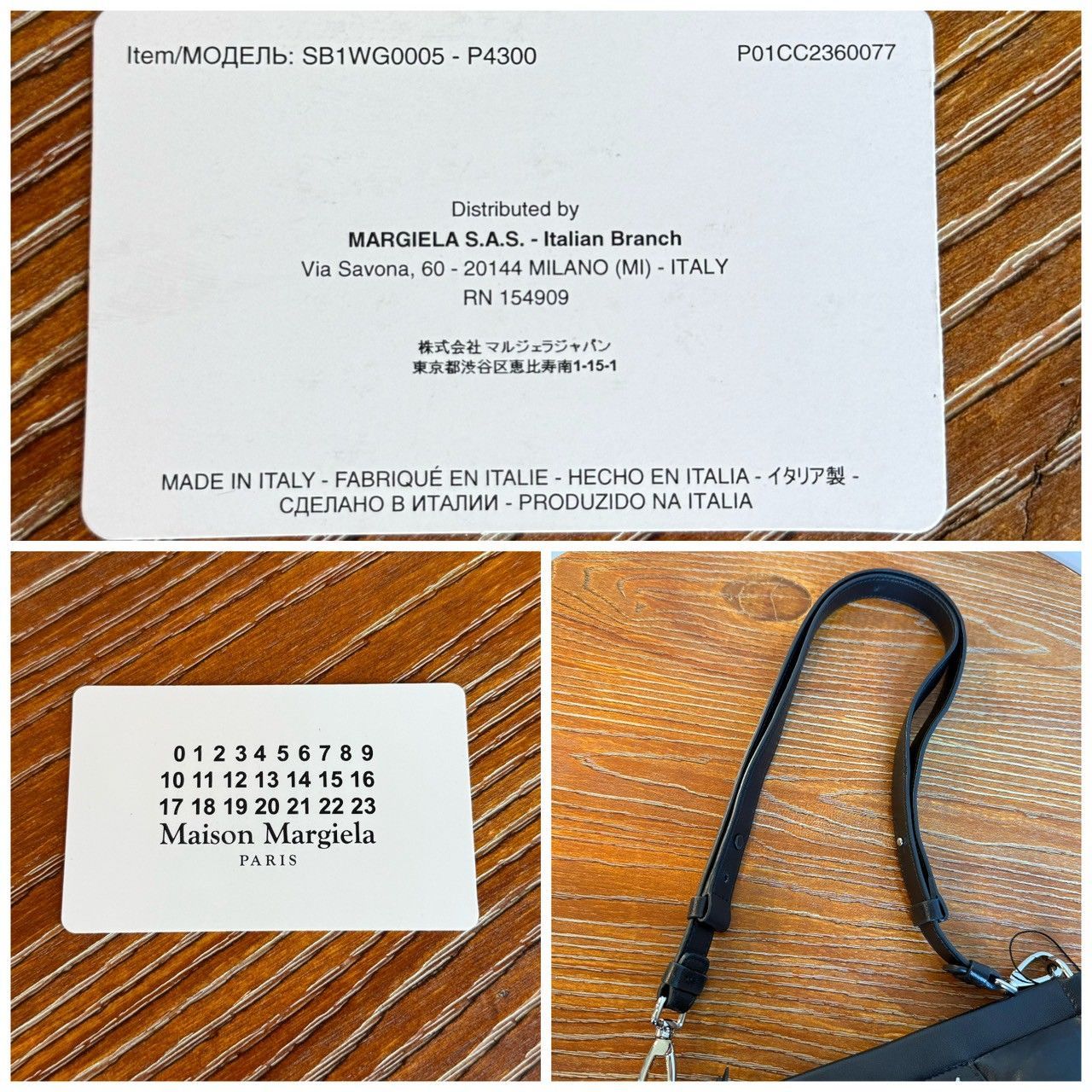 Maison Margiela』メゾンマルジェラ グラムスラムレザーショルダー 