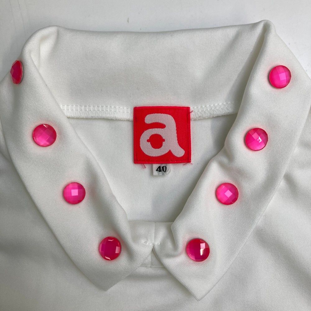 品質保証で、高速配送！ サイズ 40 ARCHIVIO アルチビオ ハイネック半袖Tシャツ ホワイト系 240101290807 ゴルフウェア レディース ストスト 送料無料の商品多数！