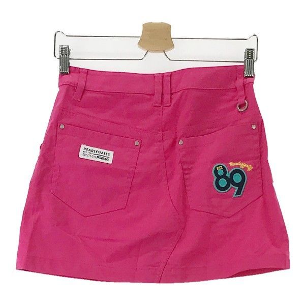 PEARLY GATES パーリーゲイツ ストレッチスカート 刺繍 ピンク系 0