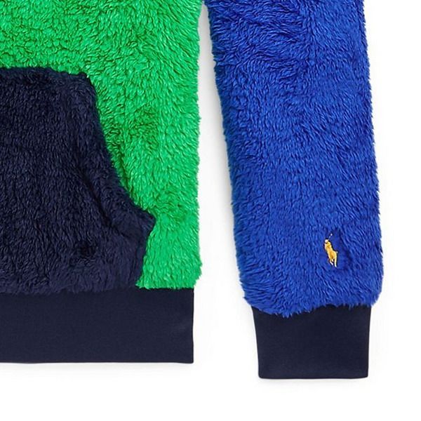  ラルフローレン ファーフリース プルパーカー パーカー トップス