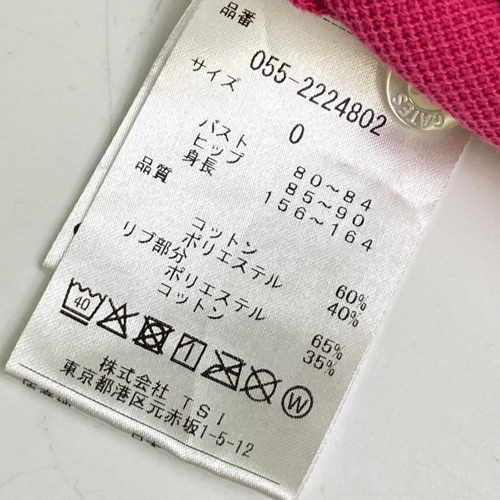 パーリーゲイツのワンピースサイズ0 PEARLY GATES パーリーゲイツ 半袖ワンピース サイズ0 055