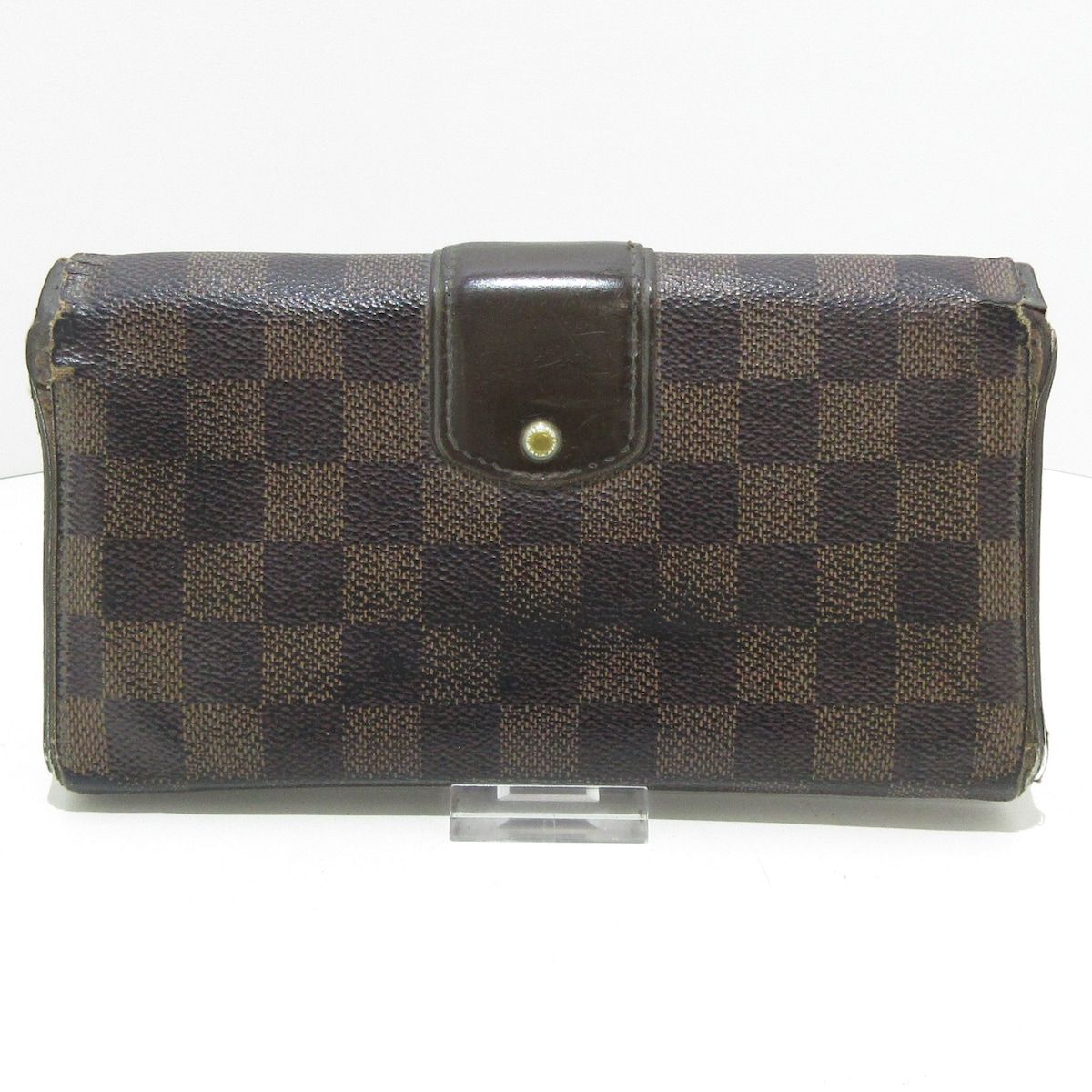 LOUIS VUITTON(ルイヴィトン) 長財布 ダミエ ポルトフォイユ・システィナ N61747 エベヌ ダミエ・キャンバス - メルカリ