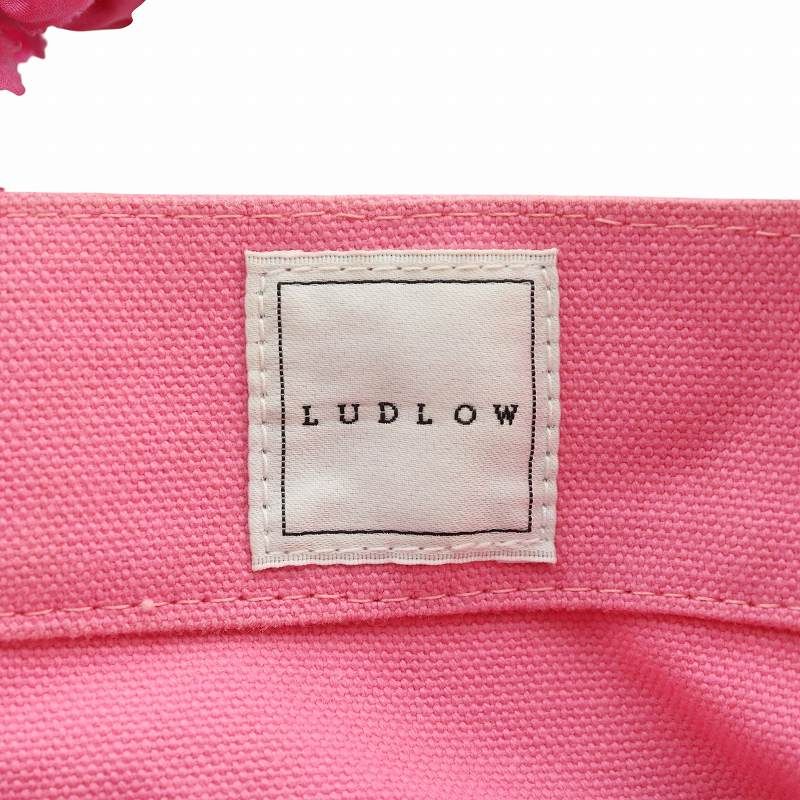 【新品】LUDLOW/ラドロー ラフィアグレープハンドルバッグ ピンク 新品 LUDLOW ラドロー ラフィアグレープハンドルバッグ ピンク