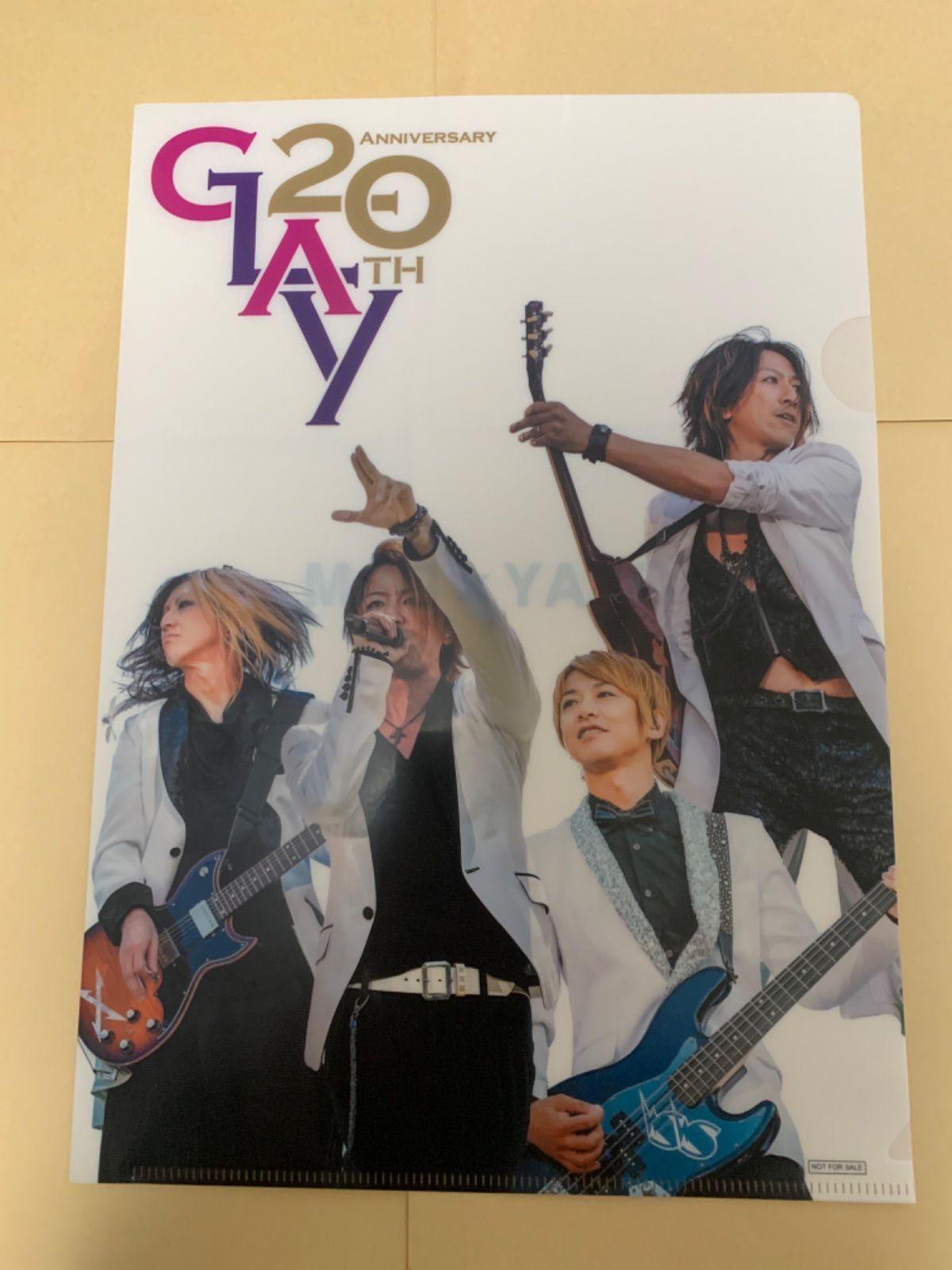 レア】GLAY 非売品 クリアファイル - 【ショップ説明必読】SHOP