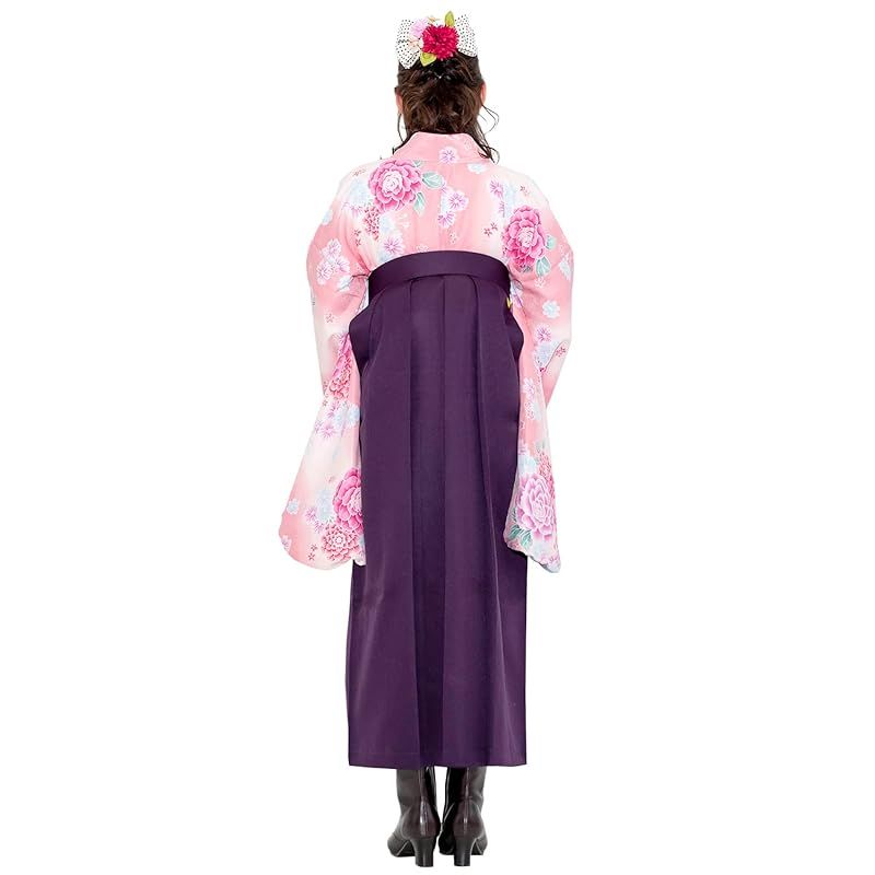 キョウエツ　袴セット　小学生　卒業式　椿 KYOETSU 袴 卒業式 小学校 女の子 袴4点セット 華やか AD